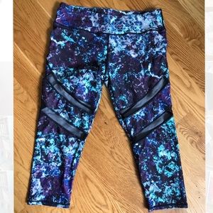 Print mesh leggings
